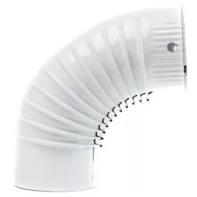 Fehér füstcső könyök