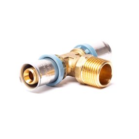 Ötrétegű PRESS "T" idom külső menet (KM)