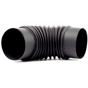 Fekete kályhacső könyökök