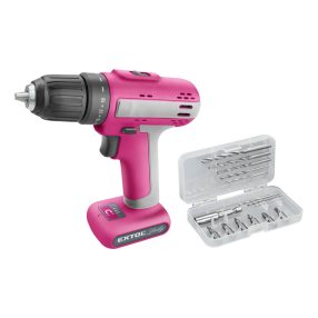   Extol Lady akkus fúró-csavarozó beépített 1500mAh akkuval 12V