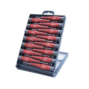   FORTUM órás csavarhúzó készlet 15 db-os műanyag tartóban