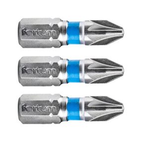 Fortum behajtóhegy PZ1x 25 mm, S2 acél (3 db)