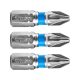 Fortum behajtóhegy PZ1x 25 mm, S2 acél (3 db)