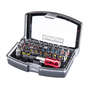   Fortum 32 darabos bit készlet, 1 db mágneses bittartóval, 1 db adapterrel