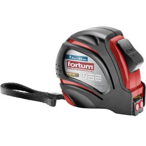 FORTUM mérőszalag mágneses ABS műanyag házzal 7,5mx25mm