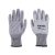 Vágásbiztos kesztyű PU mártott szürke 9/L
