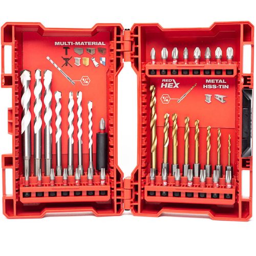 Milwaukee 39db-os univerzális fúrószár és bitkészlet