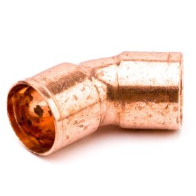 28 könyök 45° BB (forrasztható réz)