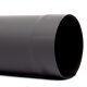 150 füstcső fekete (80cm)