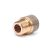 1/2" csaphosszabbító 30mm réz