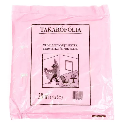 5m*4m takaró fólia 8u