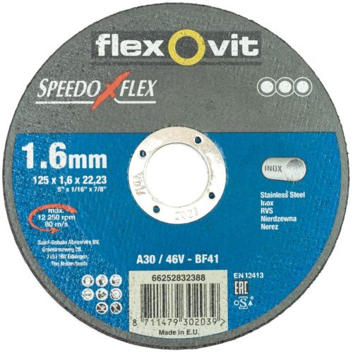 SpeedoFlex 115x1,6mm profi vágókorong fém-inox