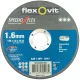 SpeedoFlex 125x1,6mm profi vágókorong fém-inox