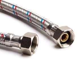 1/2"-1/2" 30cm flexibilis bekötőcső BB 1/2"-1/2" 30cm flexibilis bekötőcső BB