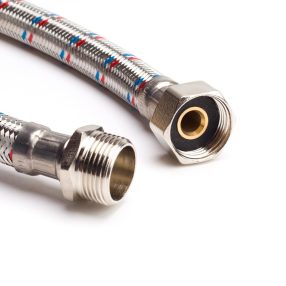 3/8"-3/8" 30cm flexibilis bekötőcső KB 3/8"-3/8" 30cm flexibilis bekötőcső KB