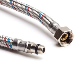 3/8"-10 30cm flexibilis bekötőcső csaptelephez