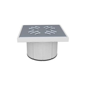 Magasított szuez fedrács rozsdamentes fedlappal