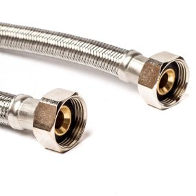 3/4"-3/4" 20cm flexibilis bekötőcső BB