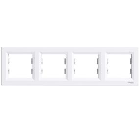 Négyes keret fehér vízszintes ASFORA