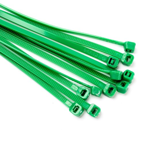 140x3,6mm gyorskötöző kábelkötegelő zöld