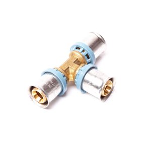 Ötrétegű cső PRESS T idomok Unidelta