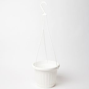 Akasztós cserép 30cm fehér