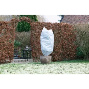   75*150cm téli növénytakaró zsák zsinórral 50g/m2 fehér (2db)