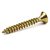 4x33 tövigmenetes sárgított facsavar REISSER R2
