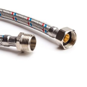 1/2"-1/2" 150cm flexibilis bekötőcső KB