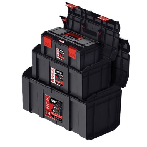 3in1 szerszámosláda szett 19"-16"-13" QBRICK