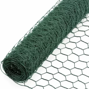 Műanyaggal bevont csibeháló zöld 100cm*25m