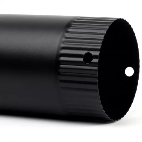 150mm kályhacső fekete 50cm