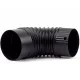 120mm kályhacső könyök fekete