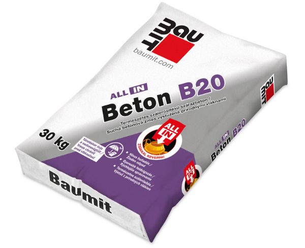 Baumit All In Beton B20 – hasznos, környezettudatos 